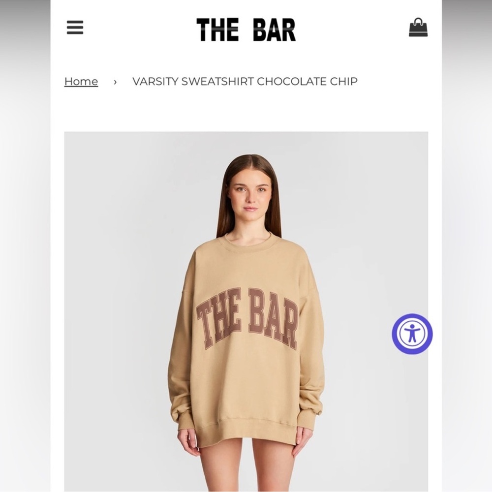 THE BAR oversized M sweatshirt
